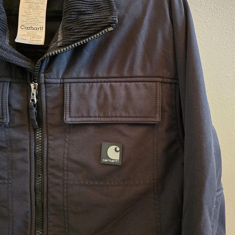 Carhartt Men's Traditional Performance Jacket, Black, Sz M - Picture 8 of 9